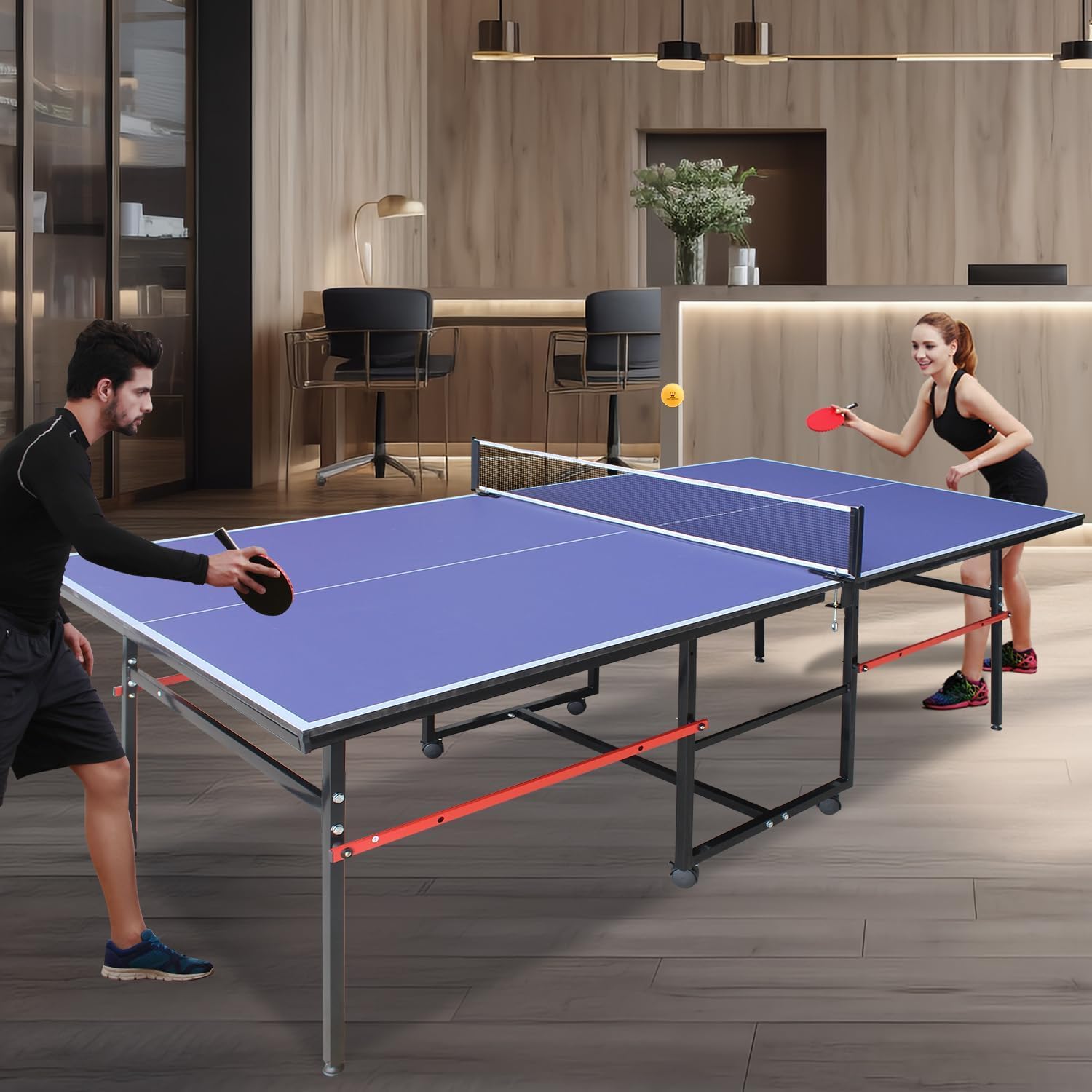 8-футовый переносной стол для  – обзор и цена Table Tennis Olympics